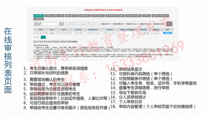 2025年河南成人高考网上报名流程-32报名信息审核页面.jpg