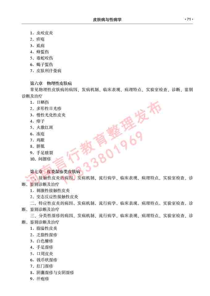 同等学力人员申请临床医学(皮肤病与性病学)硕士研究生专业学位证学科综合水平考试大纲及复习真题试卷与答案-71.jpg