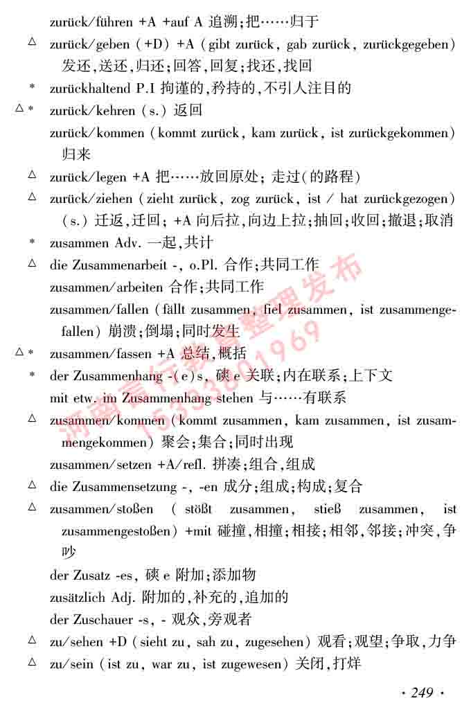 同等学力人员申请硕士研究生学位证德语水平全国统一考试复习大纲及模拟试卷含标准答案（第六次最新修订版）-253.jpg