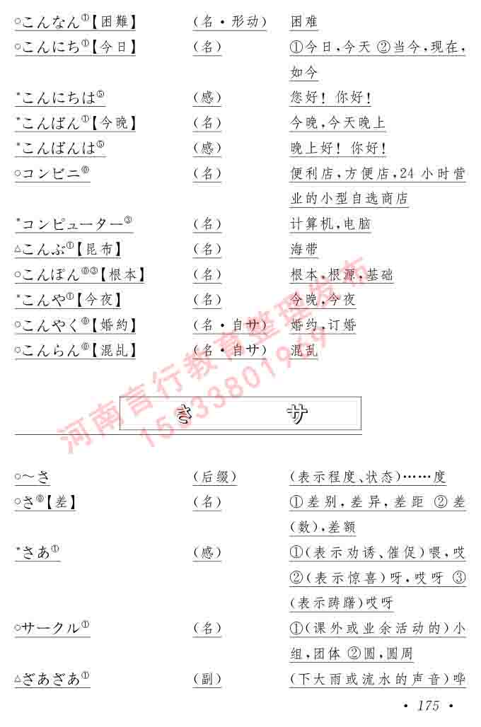同等学力人员申请硕士在职研究生学位证日语水平全国统一考试复习大纲（第六版）及模拟真题试卷含标准答案-179.jpg