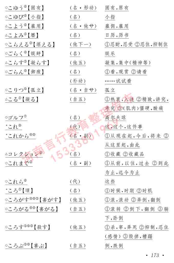 同等学力人员申请硕士在职研究生学位证日语水平全国统一考试复习大纲（第六版）及模拟真题试卷含标准答案-177.jpg