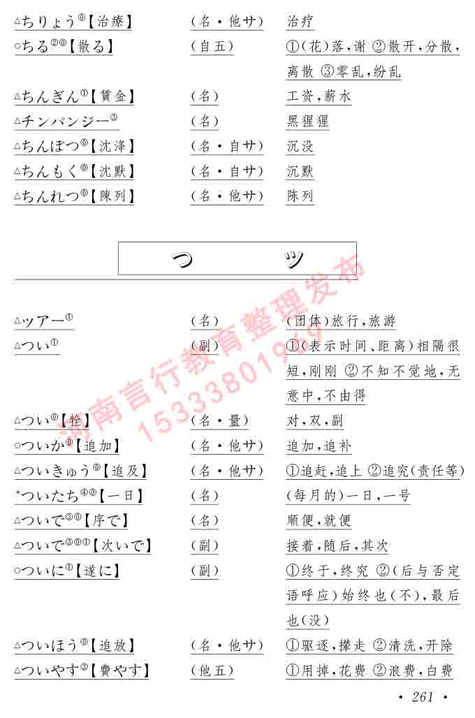 同等学力人员申请硕士在职研究生学位证日语水平全国统一考试复习大纲（第六版）及模拟真题试卷含标准答案-265.jpg