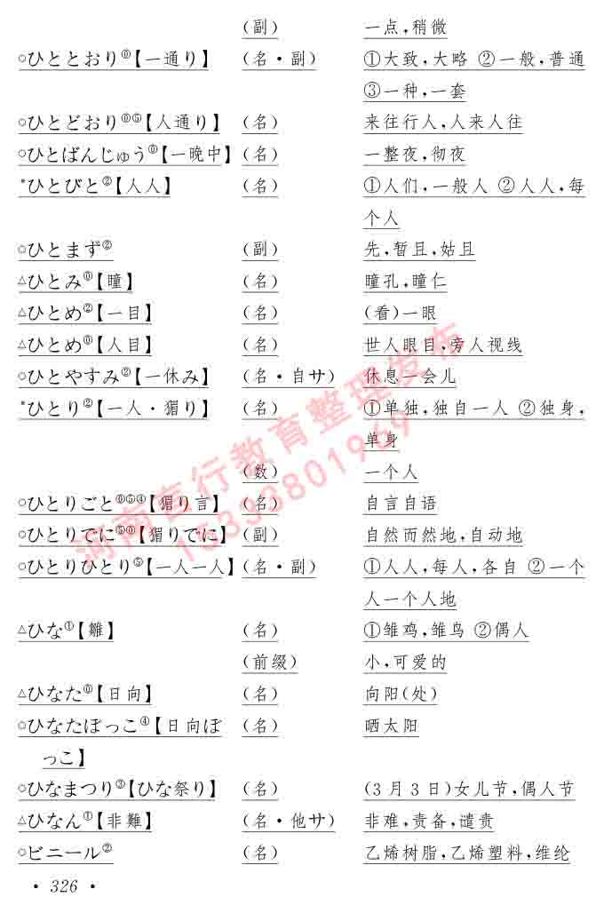 同等学力人员申请硕士在职研究生学位证日语水平全国统一考试复习大纲（第六版）及模拟真题试卷含标准答案-330.jpg