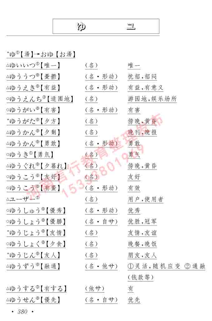 同等学力人员申请硕士在职研究生学位证日语水平全国统一考试复习大纲（第六版）及模拟真题试卷含标准答案-384.jpg
