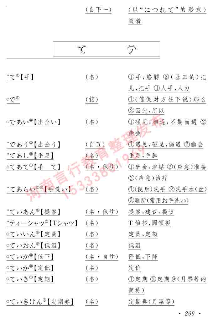 同等学力人员申请硕士在职研究生学位证日语水平全国统一考试复习大纲（第六版）及模拟真题试卷含标准答案-273.jpg
