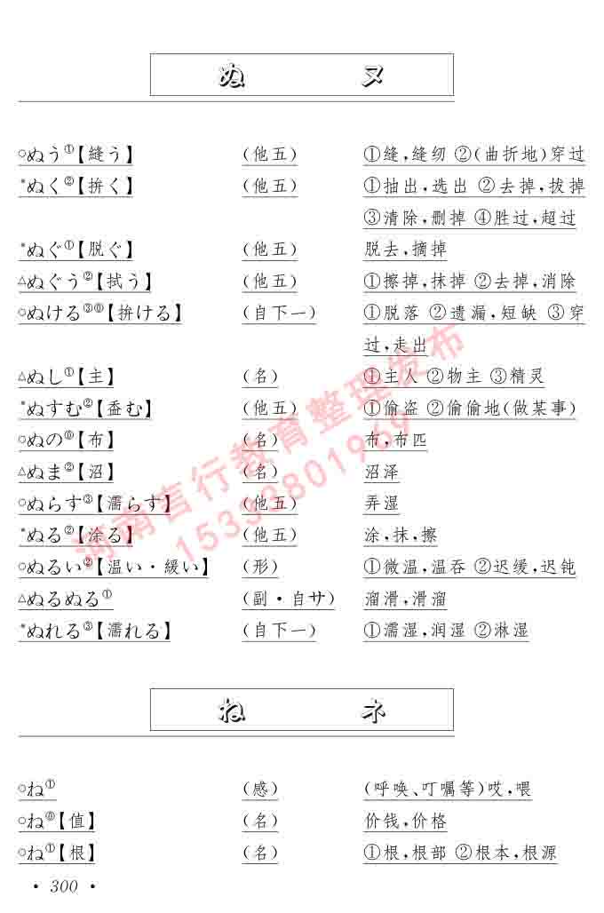 同等学力人员申请硕士学位日语水平全国统一考试大纲（第六版）及模拟试卷-304.jpg