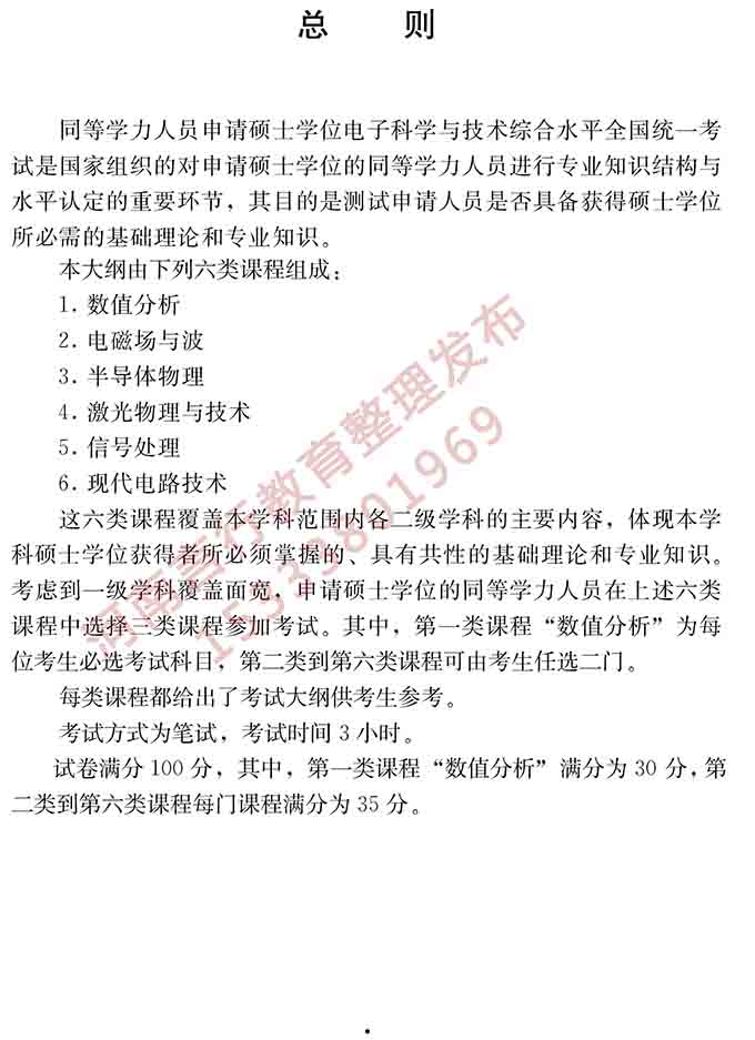 同等学力人员申请硕士学位电子科学与技术学科综合水平全国统一考试大纲（第二版）-3.jpg
