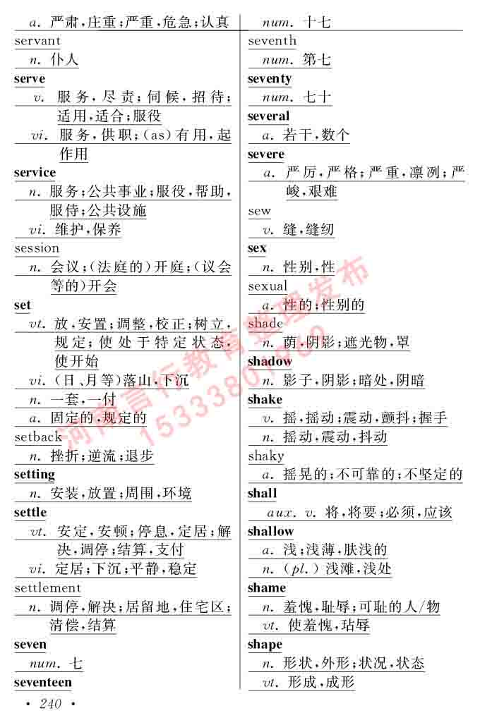 在职研究生同等学力人员申请硕士学位证英语水平全国统一考试复习大纲（第六次修订版）及模拟真题试卷含标准答案-244.jpg