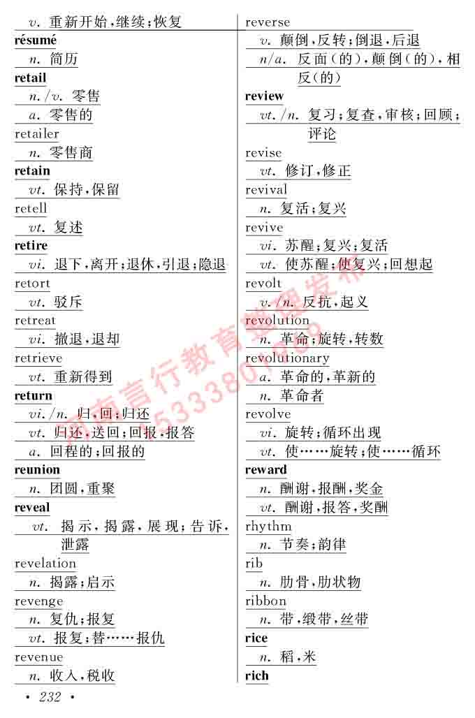 在职研究生同等学力人员申请硕士学位证英语水平全国统一考试复习大纲（第六次修订版）及模拟真题试卷含标准答案-236.jpg