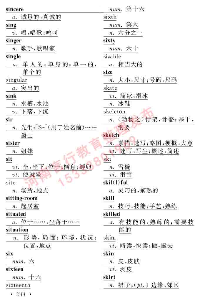 在职研究生同等学力人员申请硕士学位证英语水平全国统一考试复习大纲（第六次修订版）及模拟真题试卷含标准答案-248.jpg