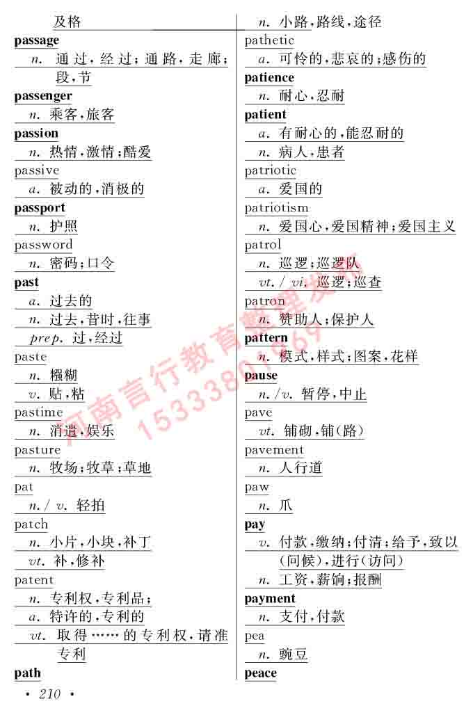 在职研究生同等学力人员申请硕士学位证英语水平全国统一考试复习大纲（第六次修订版）及模拟真题试卷含标准答案-214.jpg