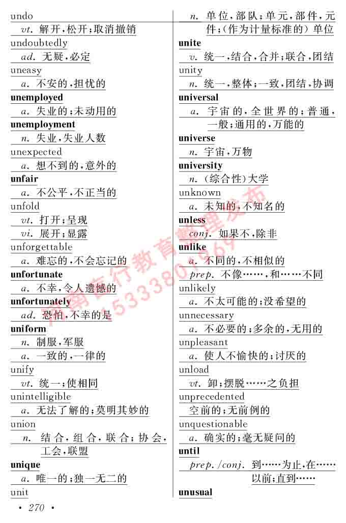 在职研究生同等学力人员申请硕士学位证英语水平全国统一考试复习大纲（第六次修订版）及模拟真题试卷含标准答案-274.jpg