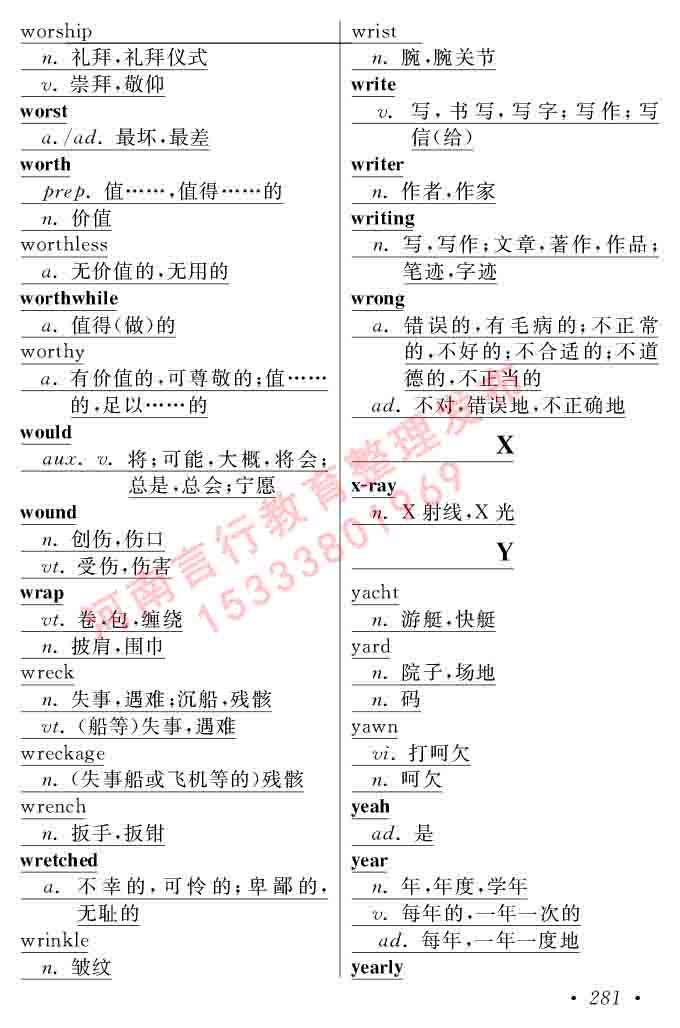 在职研究生同等学力人员申请硕士学位证英语水平全国统一考试复习大纲（第六次修订版）及模拟真题试卷含标准答案-285.jpg